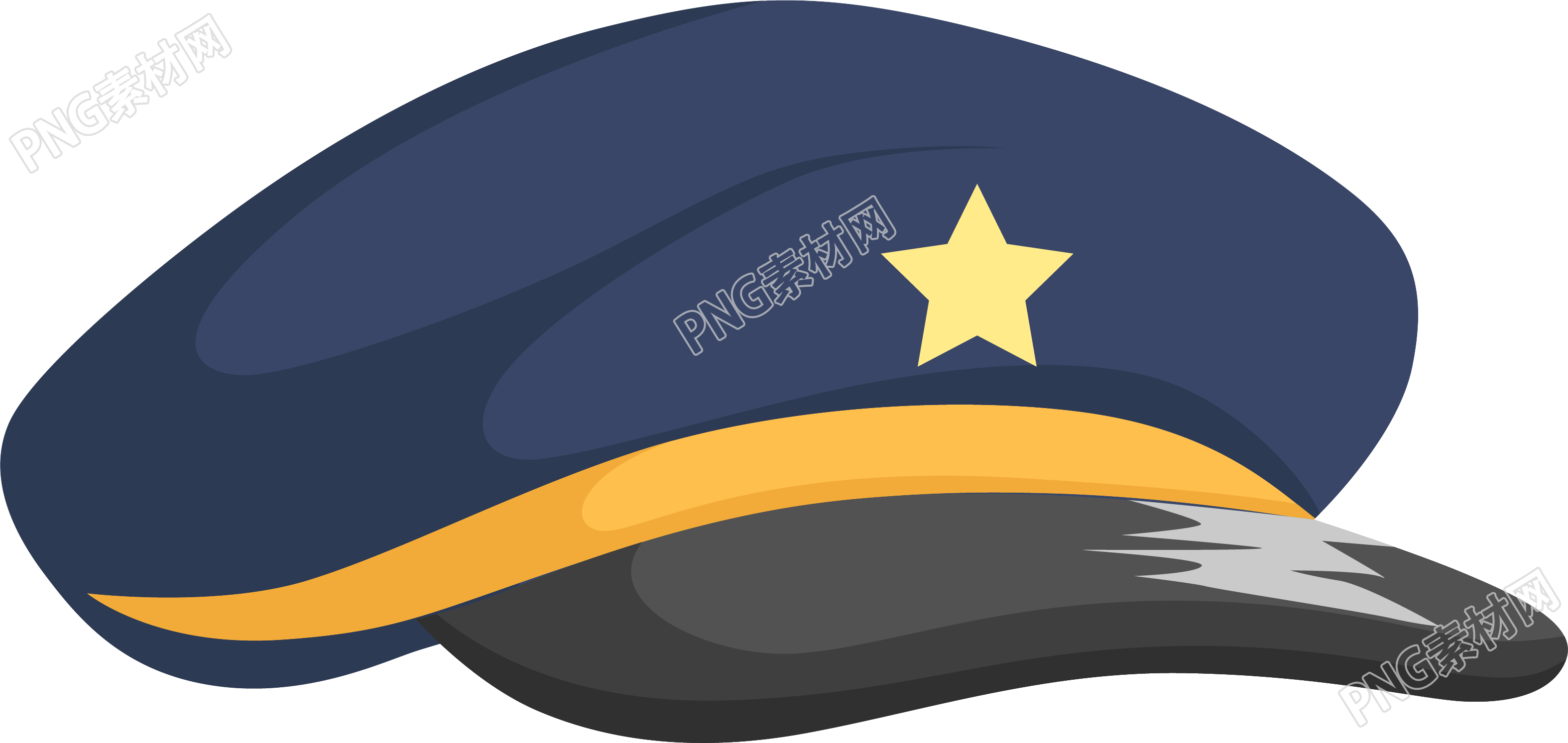 警察的警帽素材
