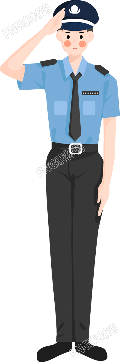 警察人物素材