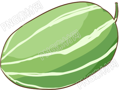 绿色瓜果