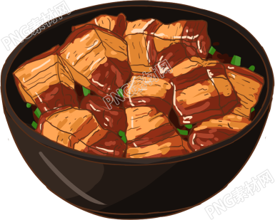 红烧肉素材