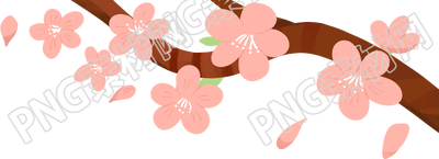 桃花植物素材