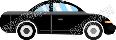 黑色轿车交通工具素材