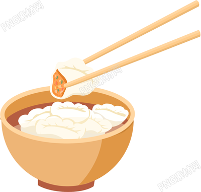 诱人的水饺素材