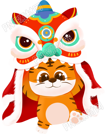 新年舞狮素材