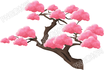 粉色的树素材