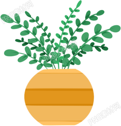小叶植物设计素材