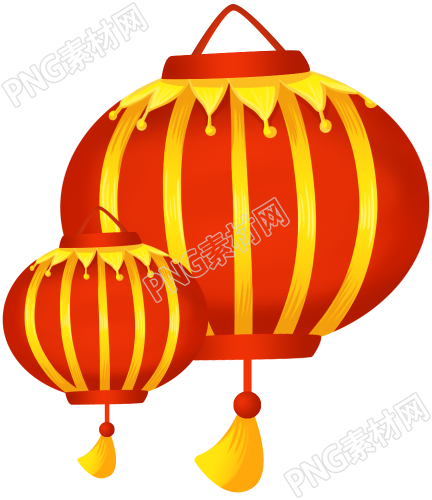 春节喜庆庆祝的灯笼素材