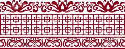 装饰中式古典花纹图案素材