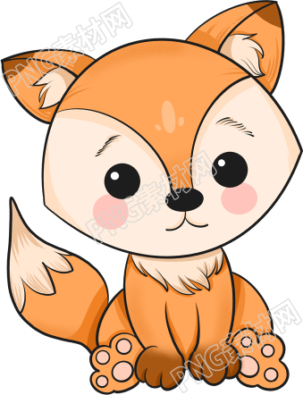 卡通可爱小狐狸动物素材