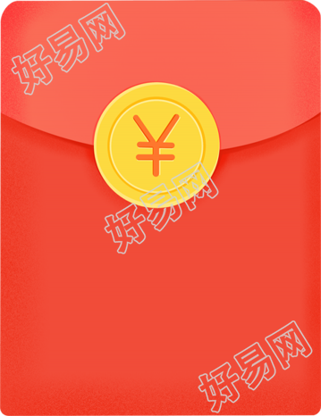 手绘喜庆新年红包素材