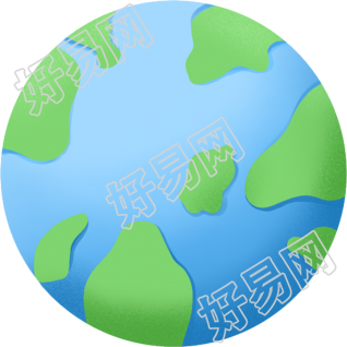 手绘地球图片免抠素材