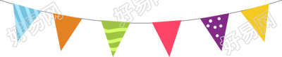 彩色旗子