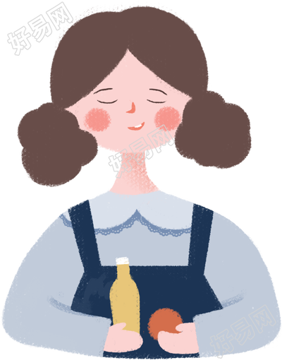 小女孩卡通人物