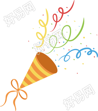 卡通生日物料