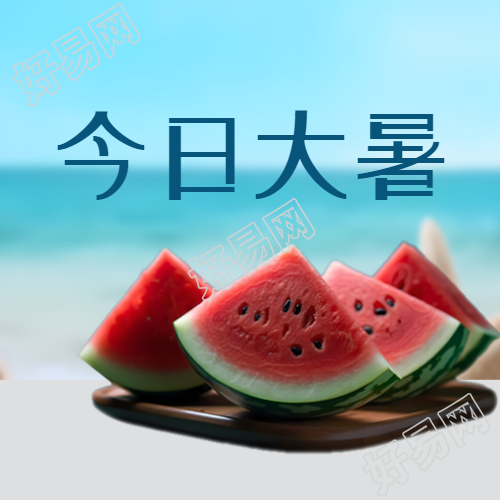 夏季最后一个节气大暑微信公众号次图