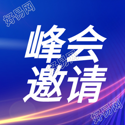 深蓝色简约数字峰会邀请微信公众号次图