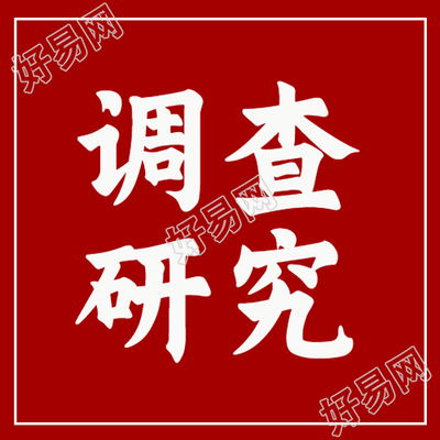 极简风格红底白字调查研究微信公众号次图