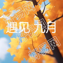 唯美金黄色树叶遇见九月微信公众号次图