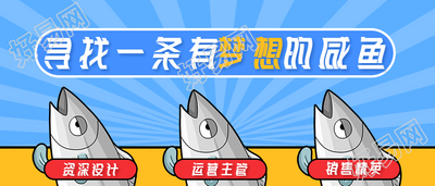寻找一条有梦想的咸鱼/招聘首图