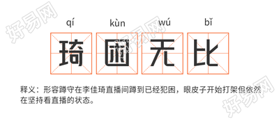 琦困无比电商网络热词释义首图