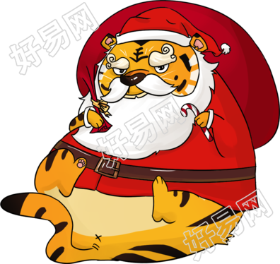 圣诞老人老虎