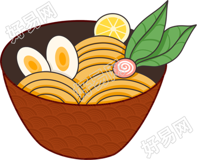 卡通美食面条