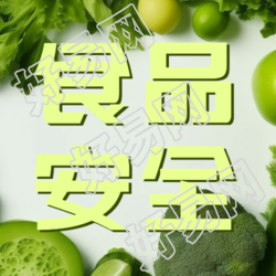 食品安全保障人体健康简约微信公众号次图