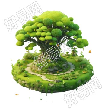 长势良好的大树创意设计元素
