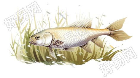 自由游动的鱼PNG图形素材