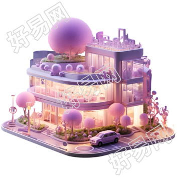 购物建筑创意商业使用元素