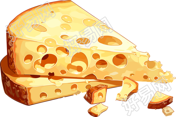 商业平面设计奶酪素材