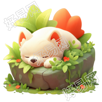 超可爱动物3D模型素材