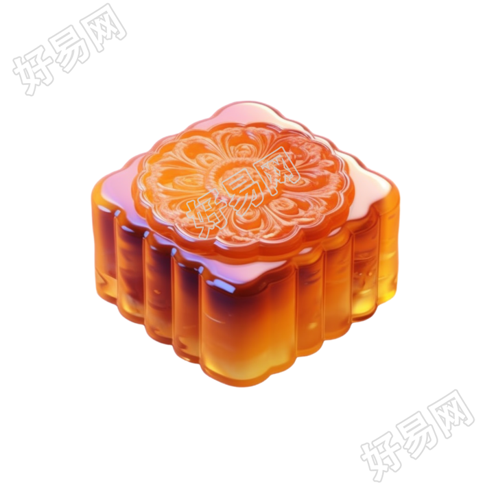透明质感月饼素材