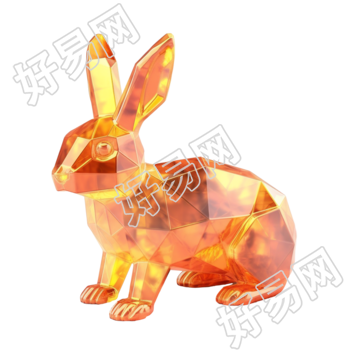 透明背景高清图形玉兔素材