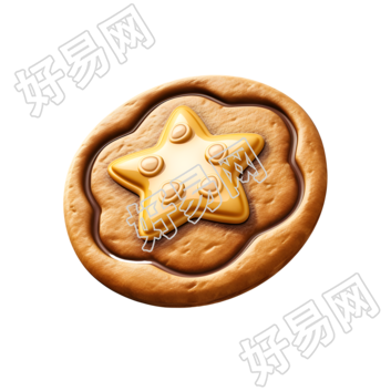 精细细节的3D卡通糖果素材