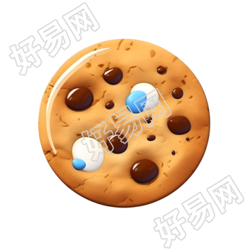 3D卡通甜点商用插画