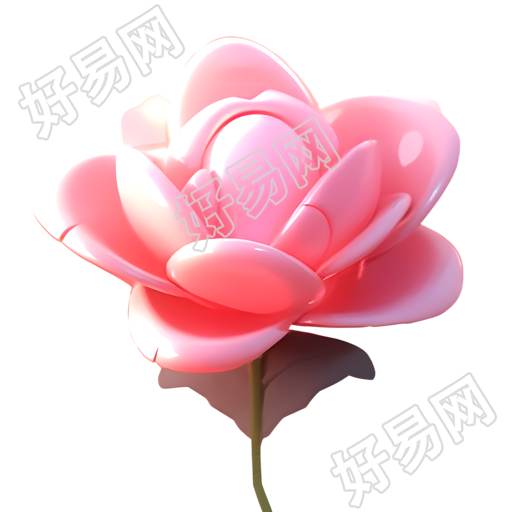 3D玫瑰图形素材
