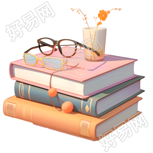 粉色书籍高清图形素材