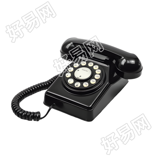 创意设计商业元素复古电话PNG素材