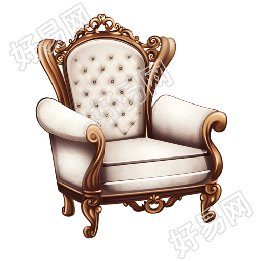 经典老椅子插画设计素材