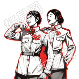 创意设计奋斗女性素材PNG高清插画素材
