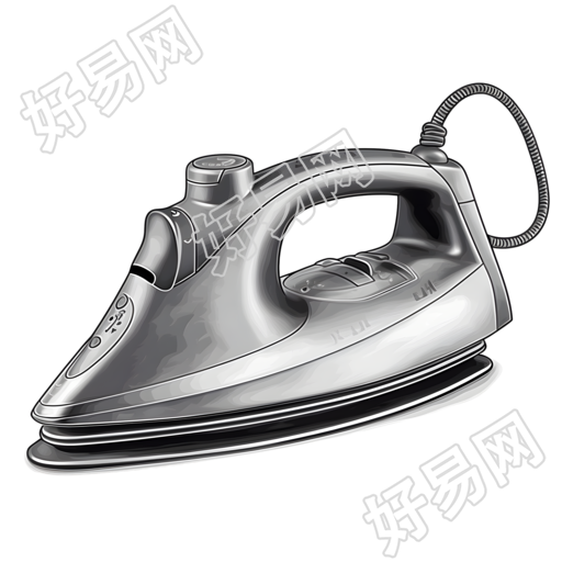 熨烫机高清透明背景的插画设计素材