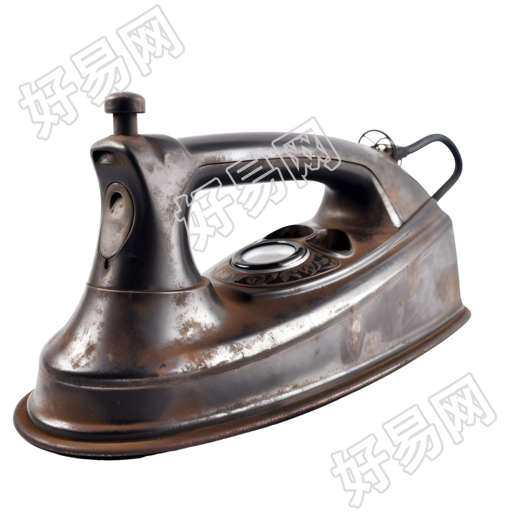 白底老式熨斗素材