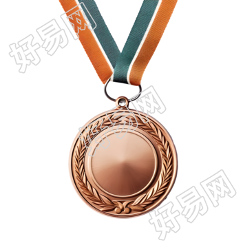 铜牌可商用透明背景素材