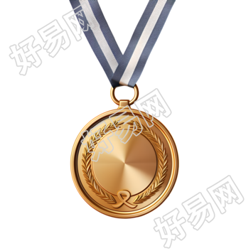 金属质感奖牌创意设计素材