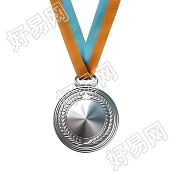 实物纪念奖牌透明背景插图设计