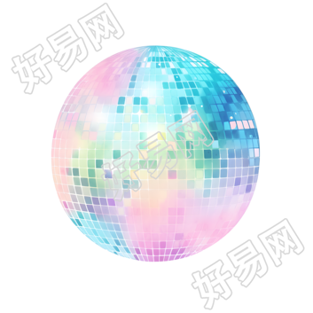 迪斯科迷幻派对闪光灯插画
