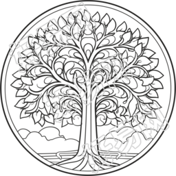 儿童黑白插图设计素材