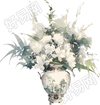 水彩画PNG素材