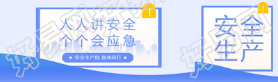 安全生产月创意宣传公众号封面图